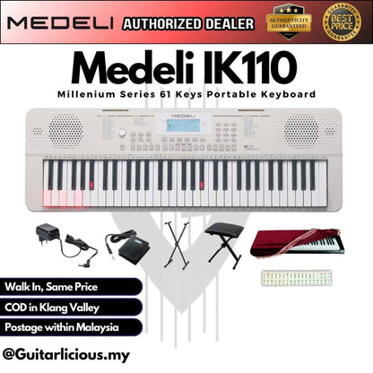 Medeli IK110 Millenium Series 61 Keys Portable Keyboard