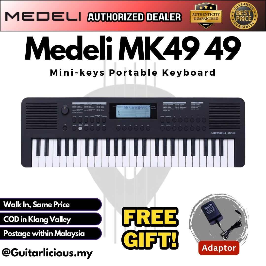 Medeli MK49 49 Mini-keys Portable Keyboard – GUITARLICIOUS