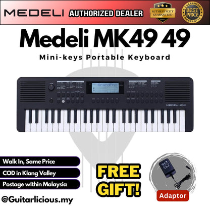 Medeli MK49 49 Mini-keys Portable Keyboard