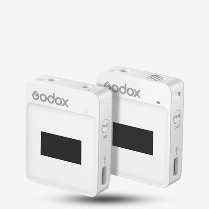 Godox MoveLink II M1 Wireless Lavalier Mic System (1 TX + 1 RX) for Camera, Computer & Smartphones