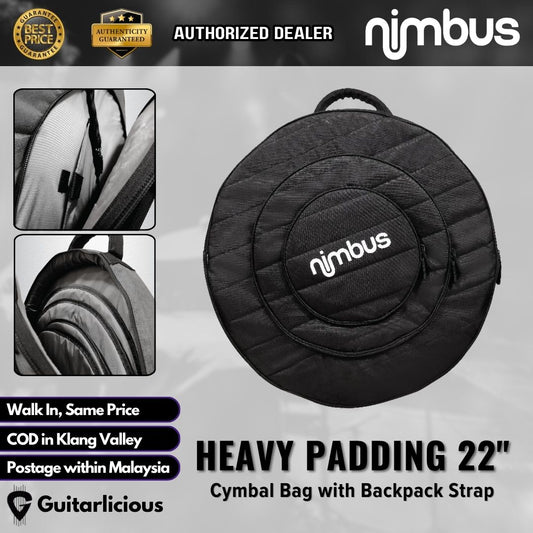 Nimbus Heavy Padding 22" Cymbal Bag with Backpack Strap