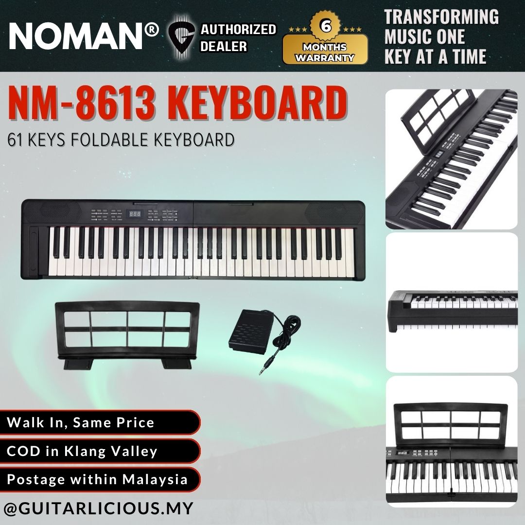 Noman NM-8613 Foldable 61 keys Protable Keyboard ( NM8613