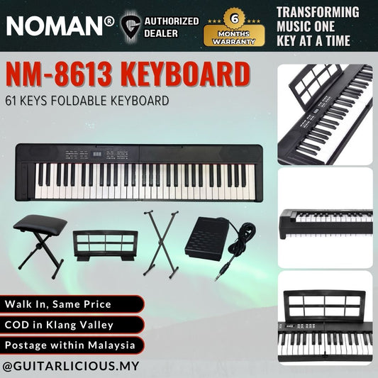 Noman NM-8613 Foldable 61 keys Protable Keyboard ( NM8613 )
