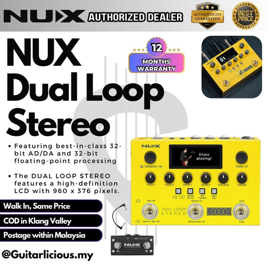 NUX NML-3DLS Dual Loop Stereo Pedal
