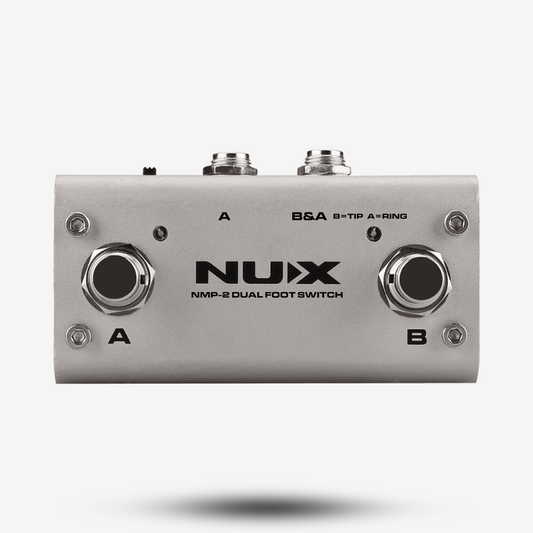 NUX NMP-2 Dual Foot Switch Universal Controller for Keyboard, Modules and Effect Pedals