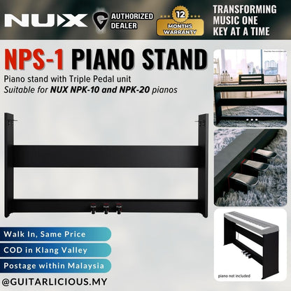 NUX NPK-10 88-Key Grand Hammer Action 3 Portable Digital Piano (NPK10 / NPK 10 / NPS1 )