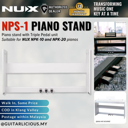 NUX NPK-10 88-Key Grand Hammer Action 3 Portable Digital Piano (NPK10 / NPK 10 / NPS1 )