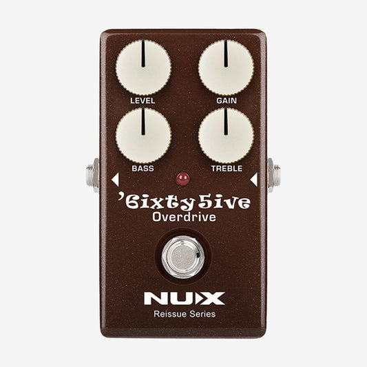 NUX 6ixty 5ive Overdrive Reissue Series Black Panel Effect Pedal ( 6ixty5ive )