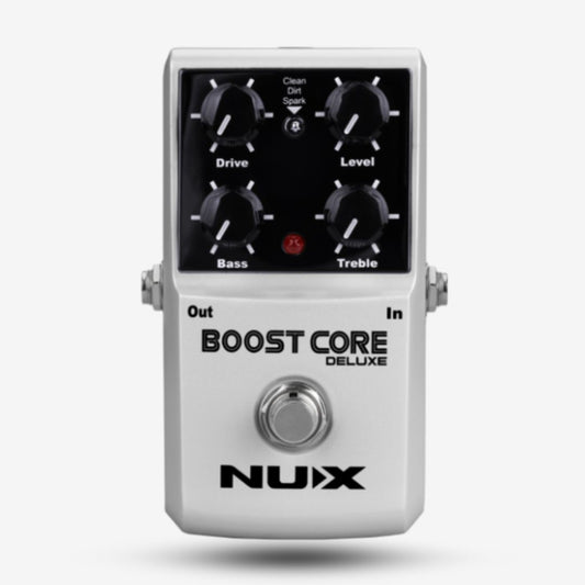 NUX Boost Core Deluxe Booster Effect Pedal Overdrive Distortion 3 Boost Modes