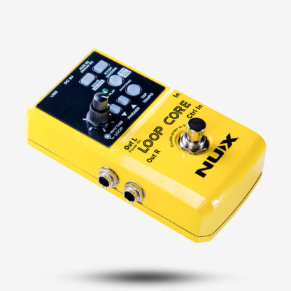 NUX Loop Core Stereo Effect Pedal with Built In Rhythm Tracks and MIDI Control - ( Loop-Core )