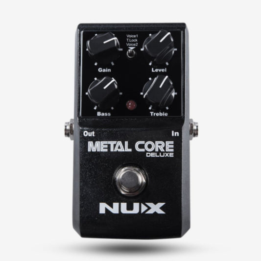 NUX Metal Core Deluxe MKII 3 Distortion High Gain Preamp Effect Pedal with True Bypass