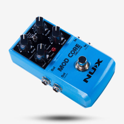 NUX Mod Core Deluxe MKII 8 Modulations Effects Pedal with Stereo Connection