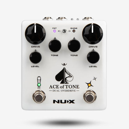 NUX NDO5 Ace of Tone Dual Overdrive Effects Pedal ( NDO-5 )