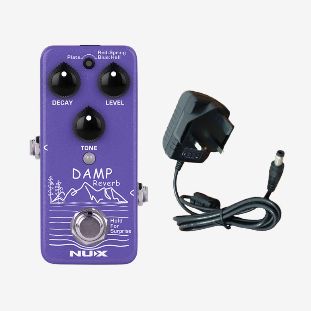 NUX NRV-3 Reverb DAMP Effects Pedal ( NRV3 ) – GUITARLICIOUS