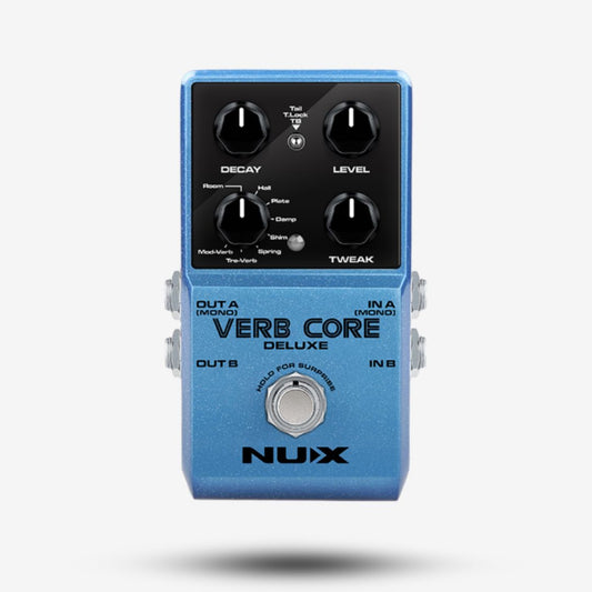 NUX Verb Core Deluxe 8 Reverb Type Effect Pedal ( VERB CORE )