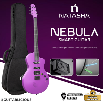 Natasha Nebula Smart Electric Guitar - Dusty Lavender