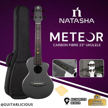 Natasha Meteor Carbon Fiber 23" Ukulele ( NAT-METEOR / NAT METEOR )
