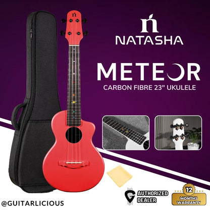 Natasha Meteor Carbon Fiber 23" Ukulele ( NAT-METEOR / NAT METEOR )