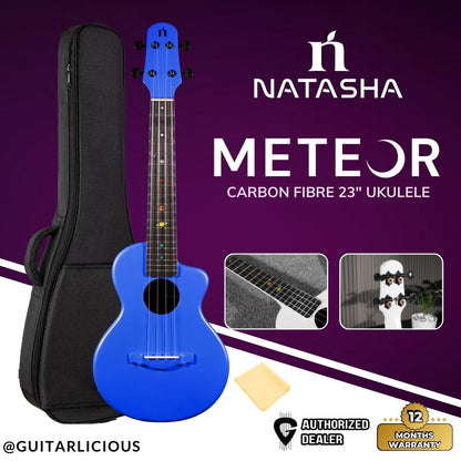 Natasha Meteor Carbon Fiber 23" Ukulele ( NAT-METEOR / NAT METEOR )
