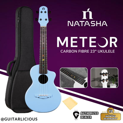 Natasha Meteor Carbon Fiber 23" Ukulele ( NAT-METEOR / NAT METEOR )