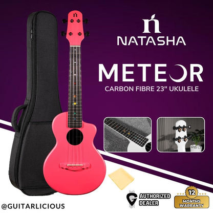 Natasha Meteor Carbon Fiber 23" Ukulele ( NAT-METEOR / NAT METEOR )
