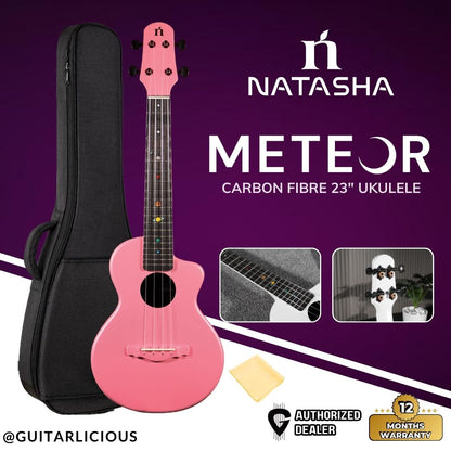 Natasha Meteor Carbon Fiber 23" Ukulele ( NAT-METEOR / NAT METEOR )
