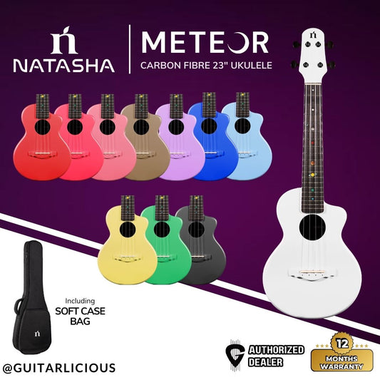 Natasha Meteor Carbon Fiber 23" Ukulele ( NAT-METEOR / NAT METEOR )