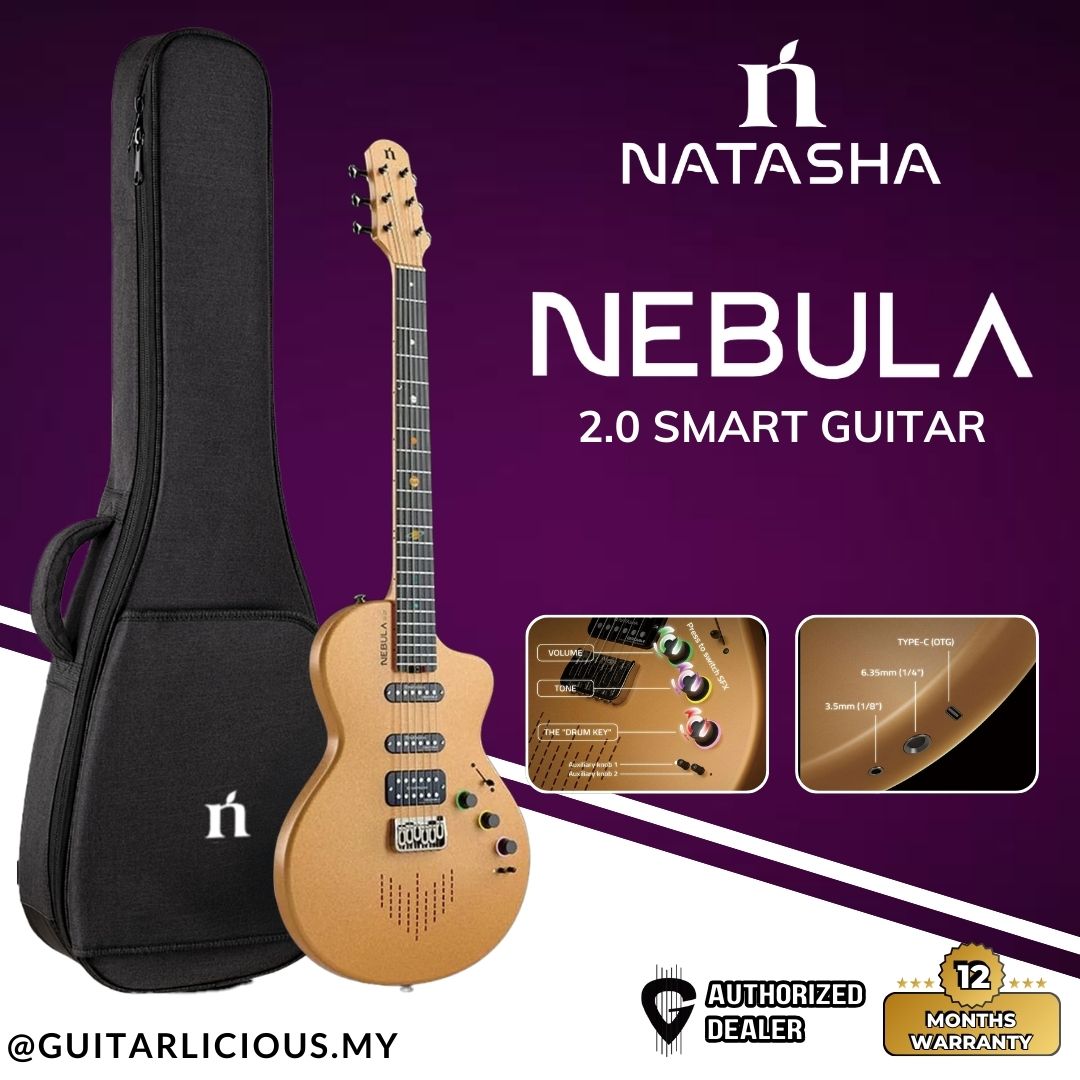 Natasha Nebula 2.0 Smart Electric Guitar – GUITARLICIOUS