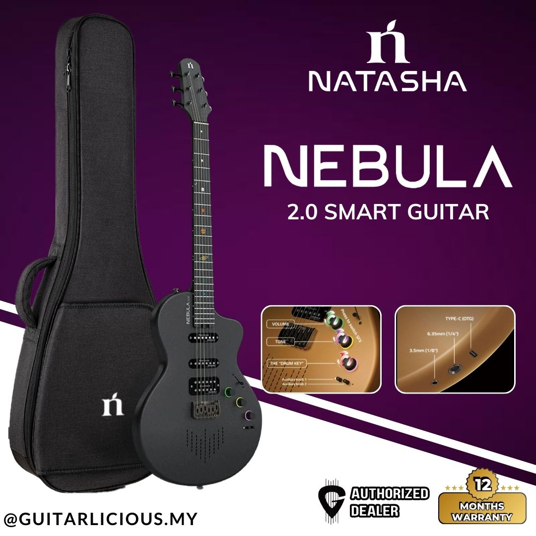 Natasha Nebula 2.0 Smart Electric Guitar – GUITARLICIOUS