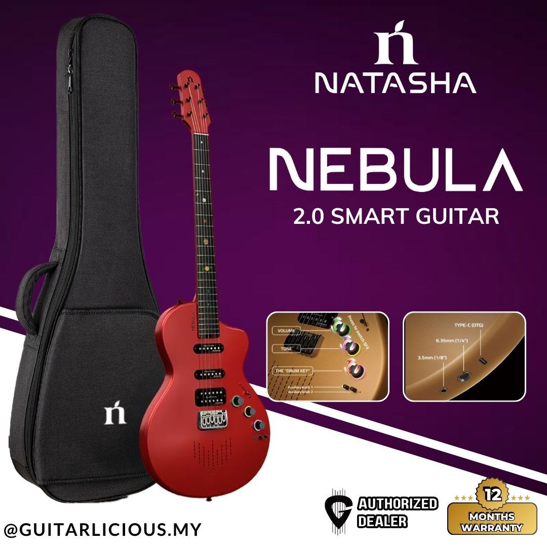 Natasha Nebula 2.0 Smart Electric Guitar – GUITARLICIOUS