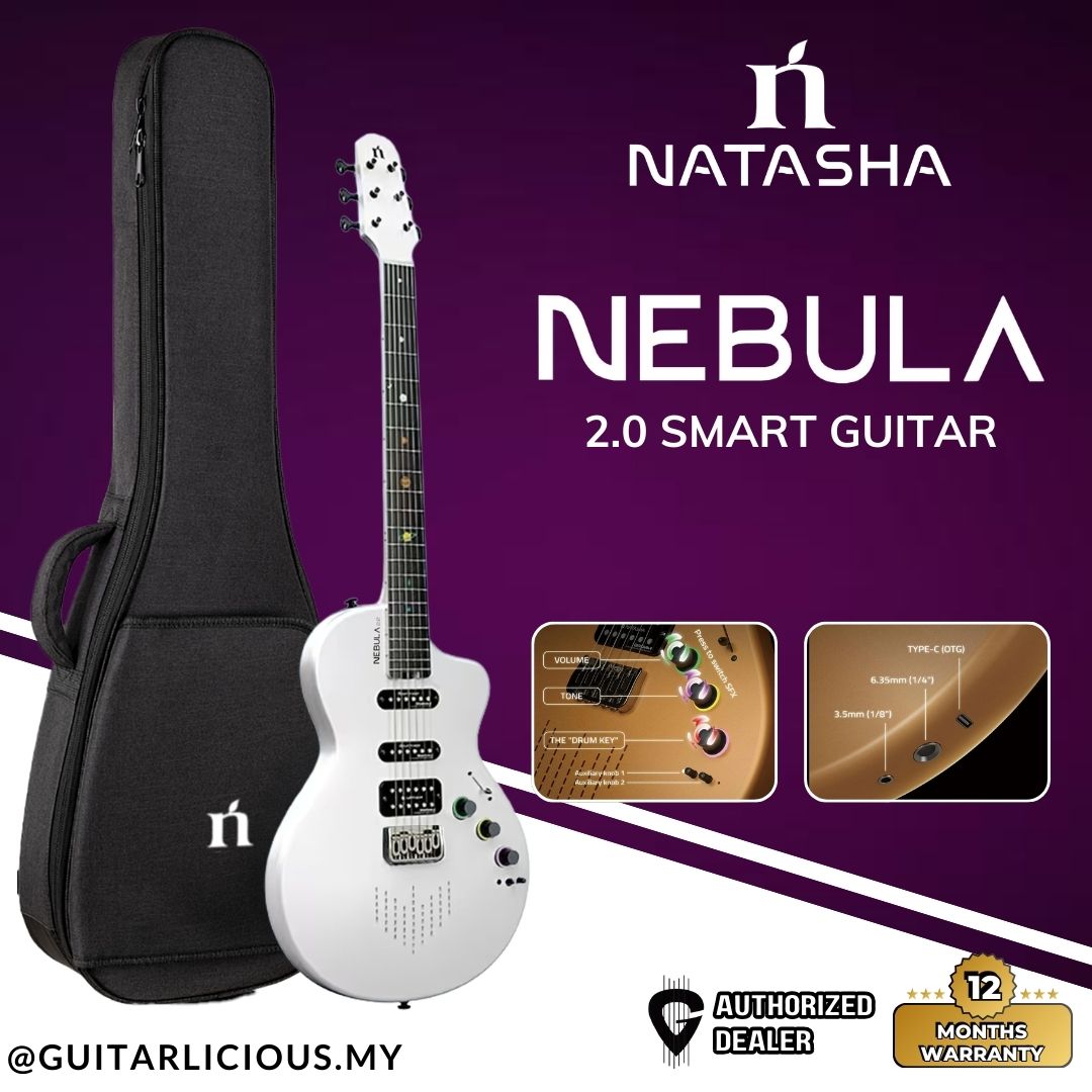 Natasha Nebula 2.0 Smart Electric Guitar – GUITARLICIOUS