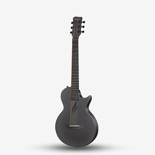 Enya Nova Go 1/2 Size Carbon Fiber Acoustic Guitar Travel Size , BLACK ( NovaGo / Nova-Go / 35 inch )