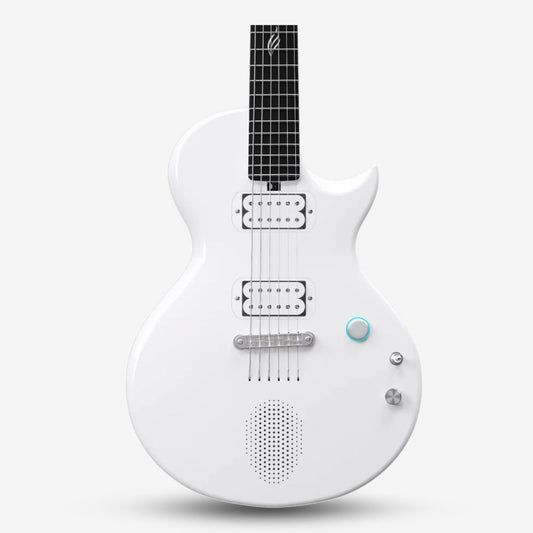 Enya Nova Go Sonic Carbon Fiber composite Electric Guitar with Built In Speaker - White ( nova Go Sonic-WH / Go-Sonic )