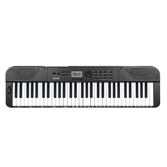 Nux NEK-110 61 Keys Portable Digital Electronic Keyboard with Touch Response and Bluetooth