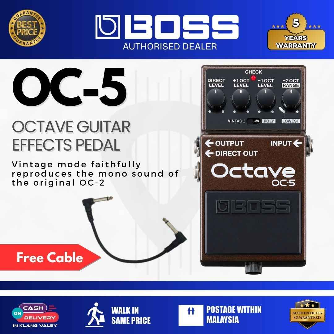 BOSS OC-5 Octave Guitar Effects Pedal