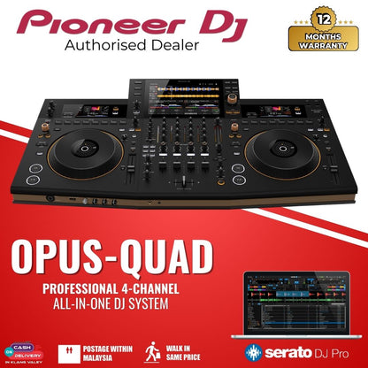 Pioneer DJ OPUS-QUAD Professional 4-channel All-in-one DJ System