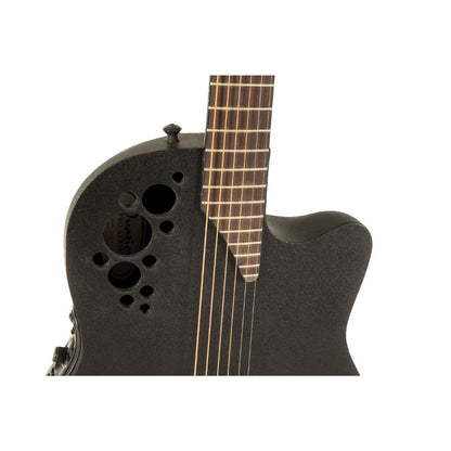 Ovation E-Acoustic Guitar Elite TX Super Shallow Black Textured