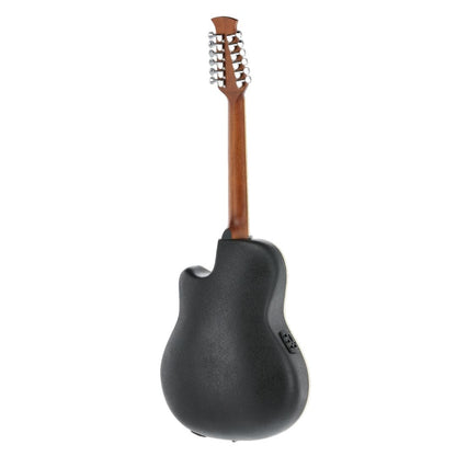 Ovation Applause E-Acoustic Guitar AB2412II Mid Cutaway 12-string Black