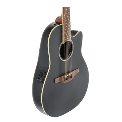 Ovation Applause E-Acoustic Guitar AB2412II Mid Cutaway 12-string Black