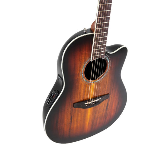 Ovation E-Acoustic Guitar Celebrity Standard Plus Super Shallow Koa Burst