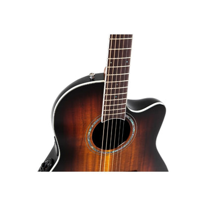 Ovation E-Acoustic Guitar Celebrity Standard Plus Super Shallow Koa Burst