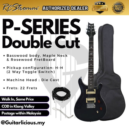 VIP P-Series Electric Guitar Double Humbucker (HH) with Tremolo (RCStromm)