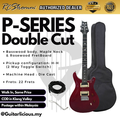 VIP P-Series Electric Guitar Double Humbucker (HH) with Tremolo (RCStromm)