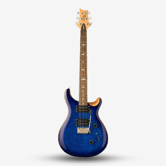 PRS SE Custom 24 Electric Guitar with Bag, Faded Blue Burst (P13-107993-FE-CU44FE)