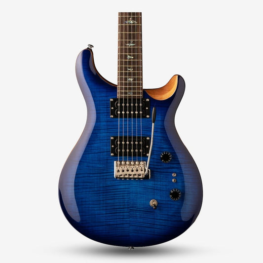 PRS SE Custom 24 Electric Guitar with Bag, Faded Blue Burst (P13-107993-FE-CU44FE)