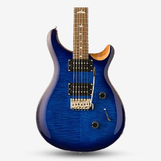 PRS SE Custom 24 Electric Guitar with Bag, Faded Blue Burst (P13-107993-FE-CU44FE)