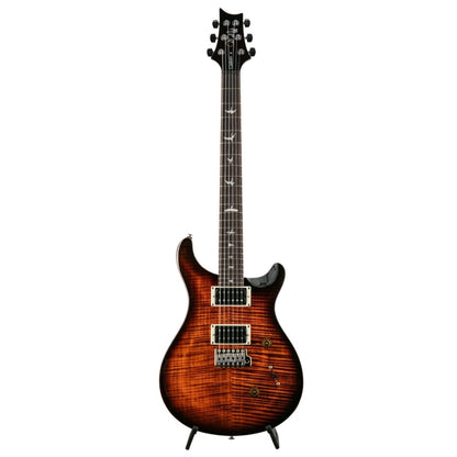 PRS SE Custom 24 Electric Guitar w/Bag, Orange Tiger Smokeburst