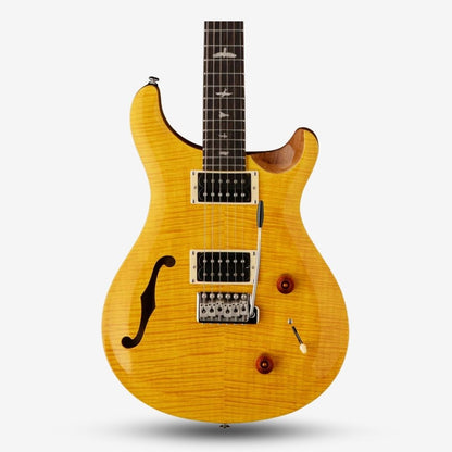 PRS SE Custom 22 Semi Hollow Electric Guitar with Bag, Santana Yellow ( 85/15 "S" / CUSTOM-22 )