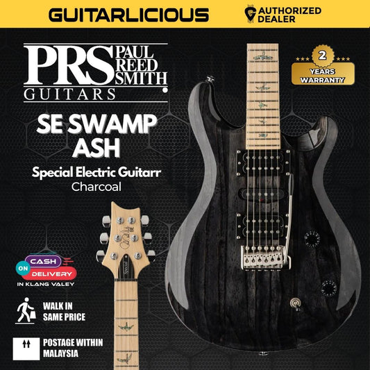 PRS SE Swamp Ash Special Electric Guitar, Charcoal