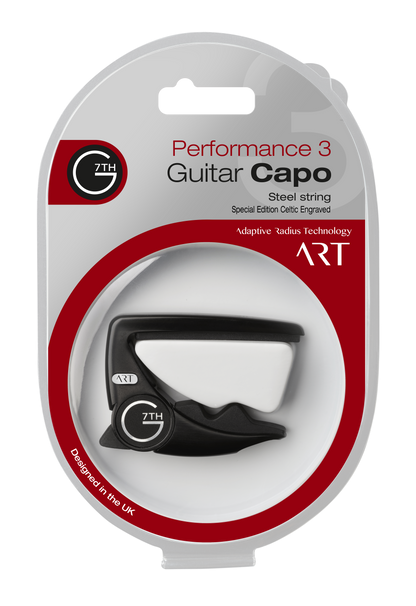 G7th Performance 3 Guitar Capo, Celtic Black - C81123